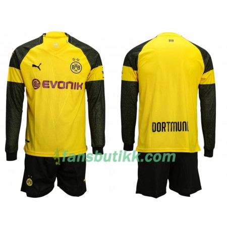 Fotballdrakt Borussia Dortmund Barn Hjemmetrøye 2018-2019 Langermet